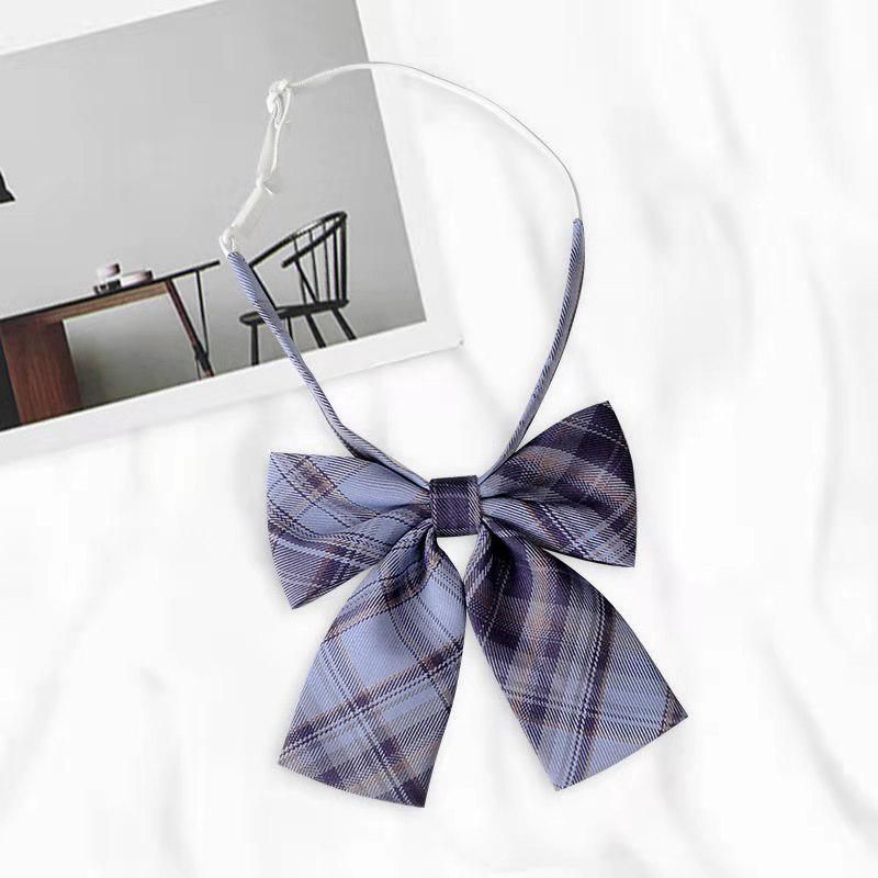 Japanese Academy Style Women's Uniform with Floral Bow Tie