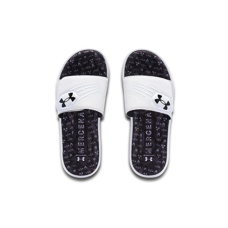Under Armour Mercenary 12 Slide 'White Black' 3023759-100
