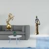 Modern Resin Horse And Tribal Lady Figurine Art Craft Ornament for Centerpiece Shelf Living Room