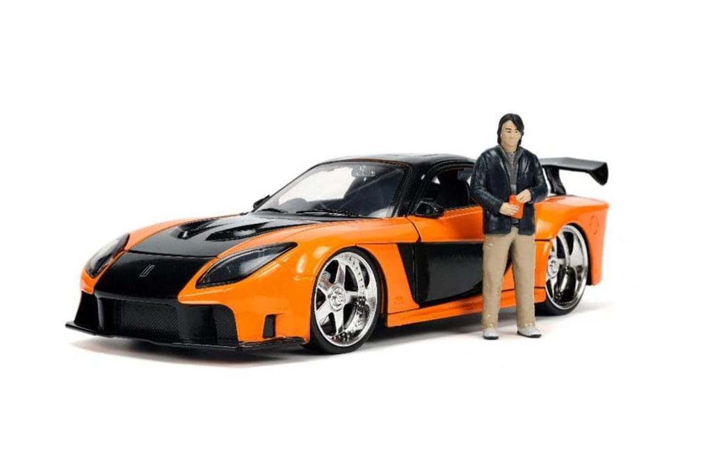 Jada TOYS MAZDA Veilside Fast Furious Diecast Car 124 F&F HAN'S RX-7 w/HAN &