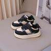 Girls Board Shoes 2025 Spring and Autumn New Children's Shoes Boys Sports Shoes Soft Sole Breathable Baby Anti-kick Casual Shoes