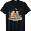 Book Shirt Frog Toad Fishing Vintage Book Frog T-Shirt