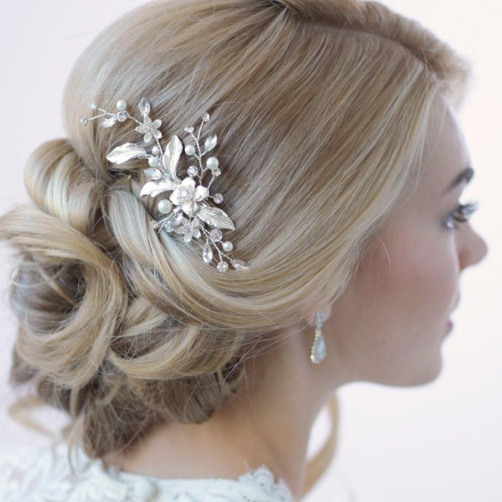 Elegant Bride Headwear Luxury Wedding Hair Accessories Rhinestone Headdress Wedding Ceremonies