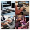 Elbow Pad for Desk, 2 Pack Memory Foam Keyboard Wrist Rest for L-Shaped Desk, Non-Slip Wrist Rest for Computer Keyboard, Elbow Pads for Office Home