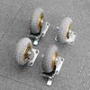 Wear Resistant Furniture Caster Noiseless Roller Wheel Swivel Caster  Tire Trolley Chair Mover