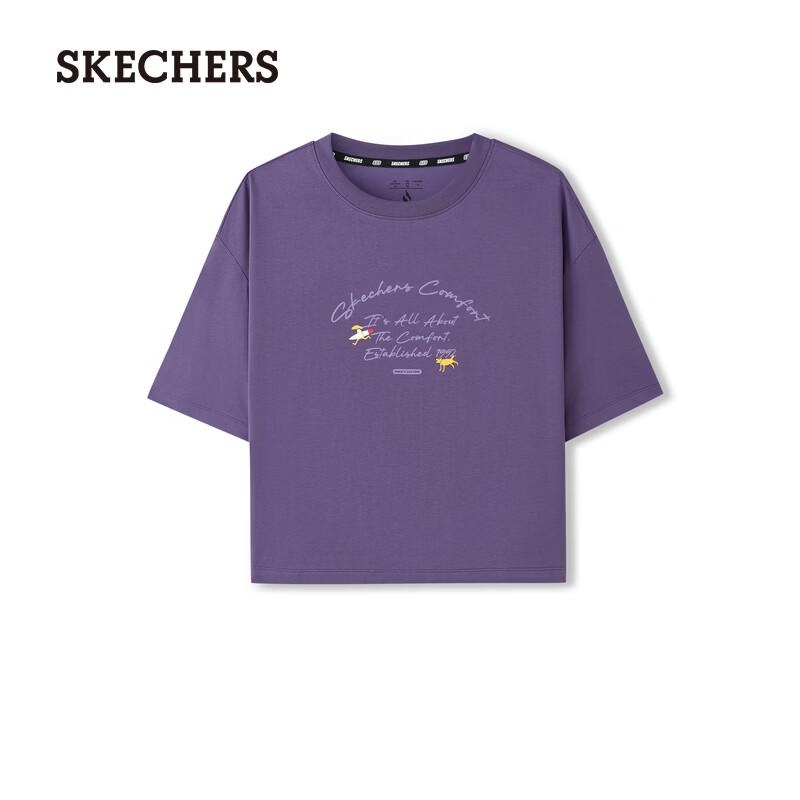 

Skechers Women s Quick-Dry Knit Short Sleeve T-Shirt M 90