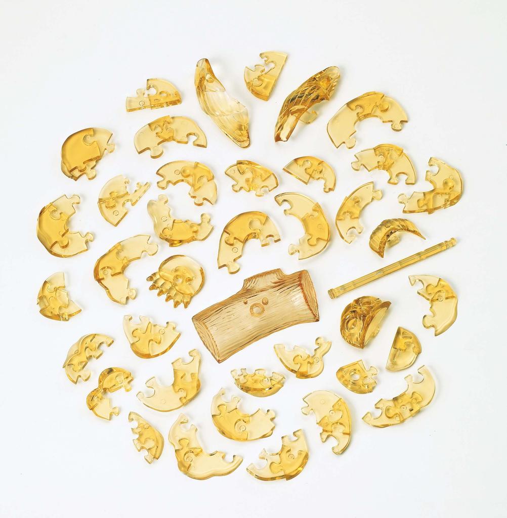 Crystal Puzzle Owl Gold 42-piece