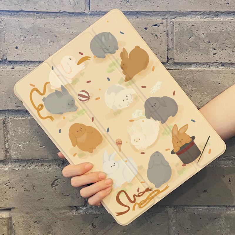 For iPad Gen 9 Case New High Quality Cute Dog Pattern iPad Smart Case For iPad Air 4 5 10.9 Air 3 10.5 Mini 6 5 4 Gen 10 with Pencil Holder