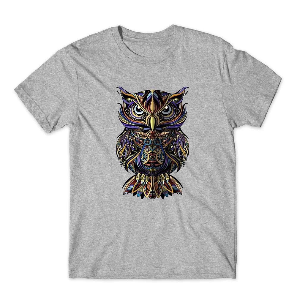 Owl Zentangle Style Coloring Art Kids Unisex TShirt S