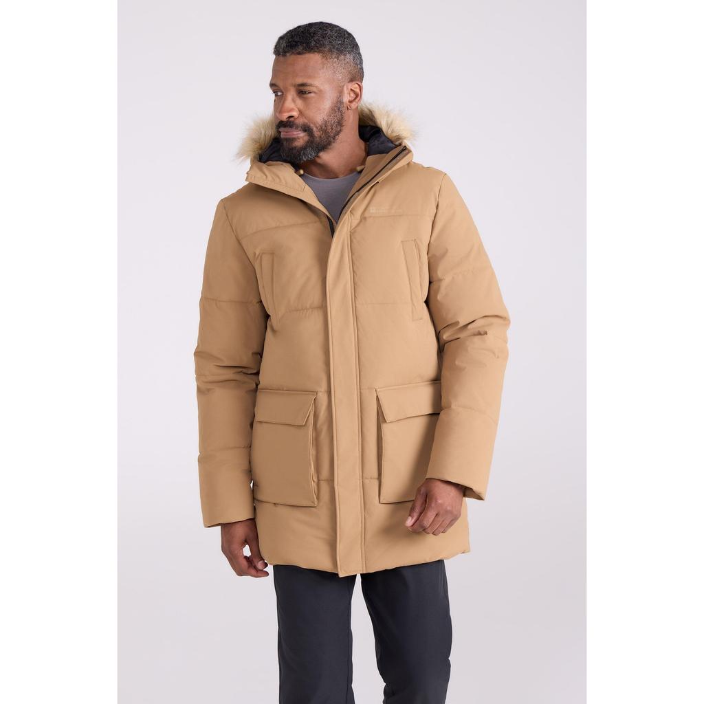 Mountain Warehouse Men's Fern Water Resistant Padded Parka