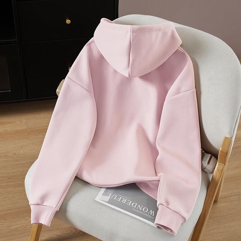 Ta Chi Women's 2025 Fall Embroidered Rhinestone Hooded Sweatshirt