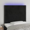 Vidaxl Testata per Letto con LED, Nera, 90X5X118/128 Cm, Velluto