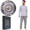 Cornette Men's EXPLORE Cotton Gray Pajamas