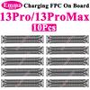 10 ks Originální FPC konektor nabíjecího doku pro iPhone 13 11 16 Pro Max 14 15 Plus 12 Mini XS Max na základní desce USB port pro nabíjení