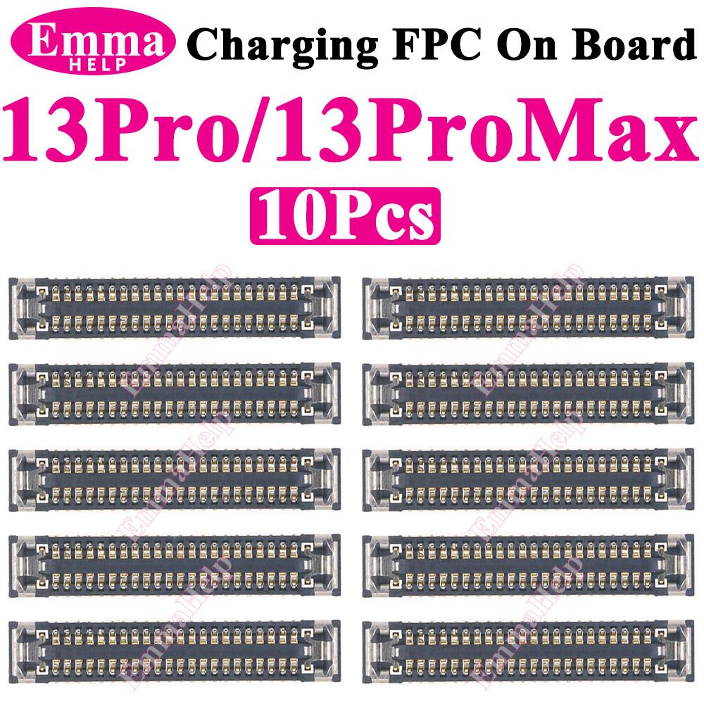 10 ks Originální FPC konektor nabíjecího doku pro iPhone 13 11 16 Pro Max 14 15 Plus 12 Mini XS Max na základní desce USB port pro nabíjení