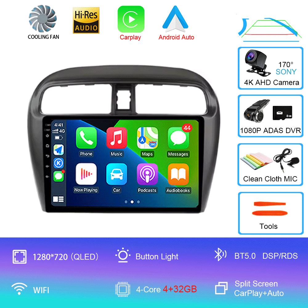 Android 14 Car Radio For Mitsubishi Mirage Attrage 2012-2018 Space Star 2014 Gps Navigation Stereo Multimedia