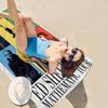 Singer E-Ed Sheeran Anime Beach Swimming Towel Soft Absorbent Washcloth Children's Gifts for Kids Travel Camping Gym