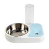 Classic Pet Feeder Moisture Proof Multifunctional Cat Dog Universal Automatic Water Feeder Stainless Steel Pet Double Food Bowl