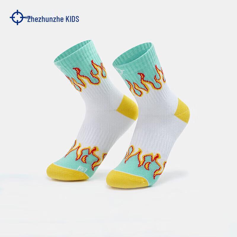 ZUNSHI Kids Mid-Calf Sports Socks 14CM