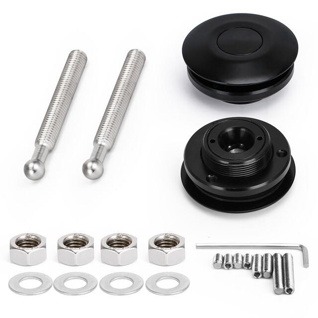 Universal 2.4  Hood P Lock Clip Kit Push Button Quick Release Latch 62mm