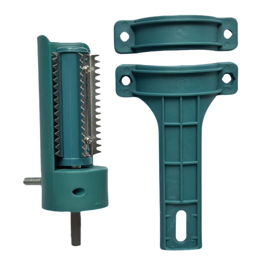 Electric Drill Fish Scaler Attachment 6 Razor Blades Labor Saving Design for Most Power Drills Easy To Clean