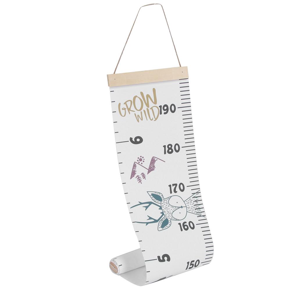 Cute Wall Sticker Height Measure Growth Chart Home Room Decoration Child Toy#1
