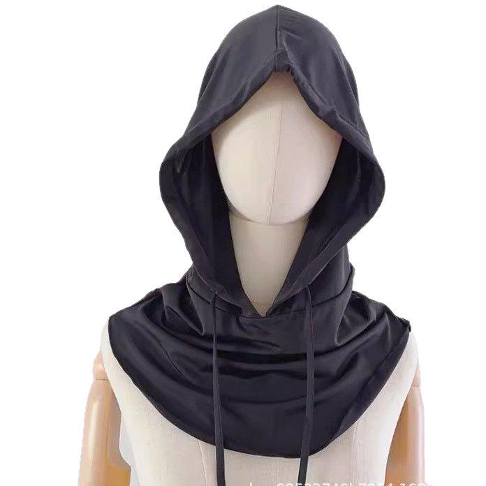 Ice Silk UV Protection Hat with Integrated Face Mask and Neck Gaiter for Cycling