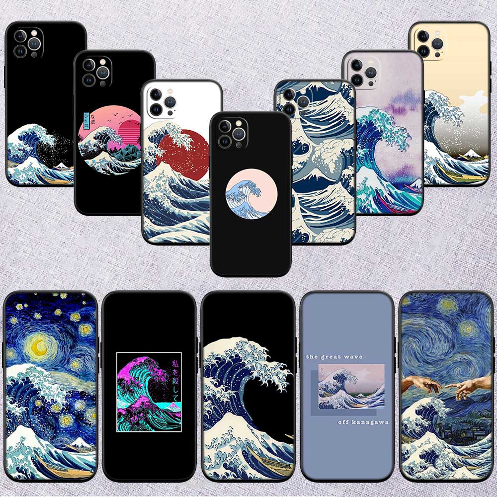 UP32 Great Wave off Kanagawa New High-End Shell Phone Case for iPhone SE X XS XR 16E 17 11 Pro Max 8 7 6 6s Plus Air