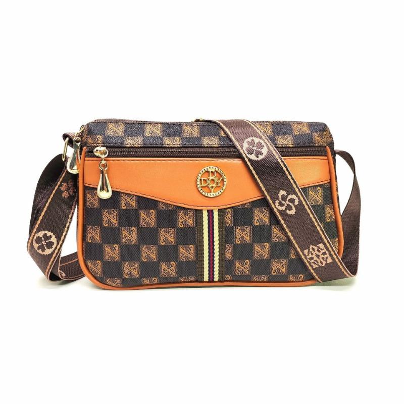 Premium Textured Small Bag Summer New Mother Bag Wide Shoulder Strap Old Flower Shoulder Messenger Bag