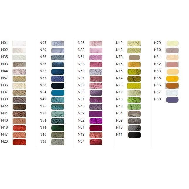 NATURA Cotton Yarn Ball of 50 Grs N81