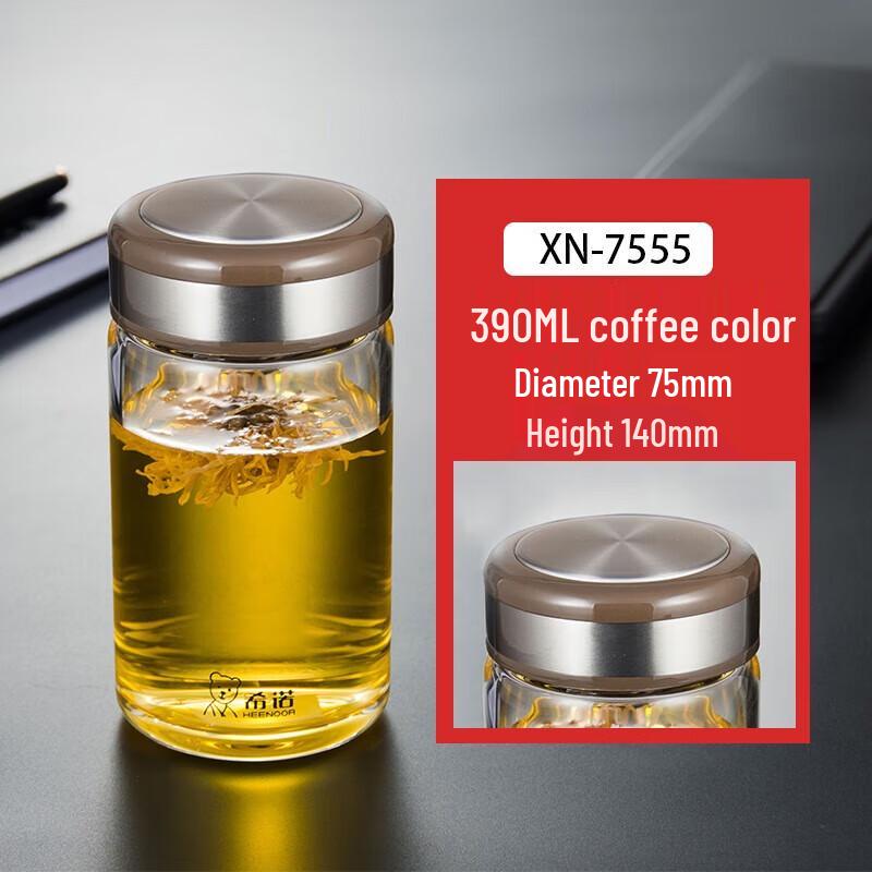 Xinuo Portable Ceramic & Stainless Steel Insulated Mug