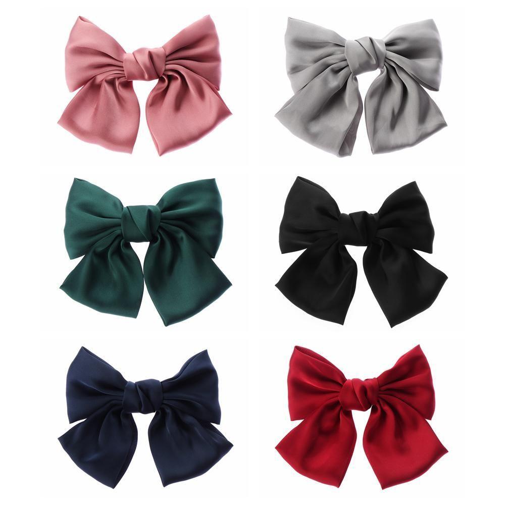 Buy Bowknot Solid Color Women S Hair Barrettes Hair Accessories Girls Hairpins Big Bow Hair Clips At Affordable Prices Free Shipping Real Reviews With Photos Joom