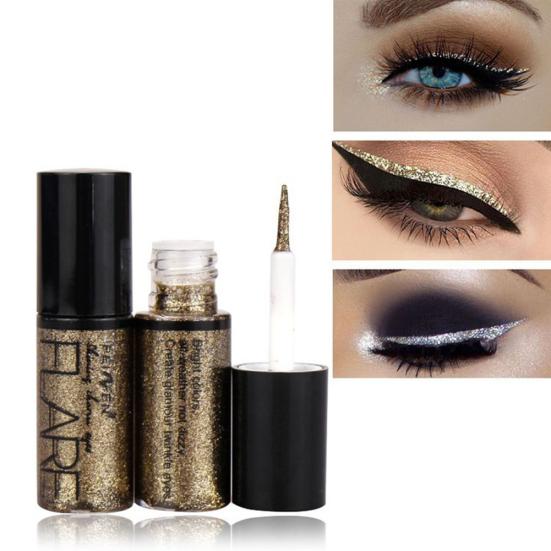 3.5g Glitter Sequins Liquid Eyeliner Shimmer Waterproof Sweat-proof Eye Makeup