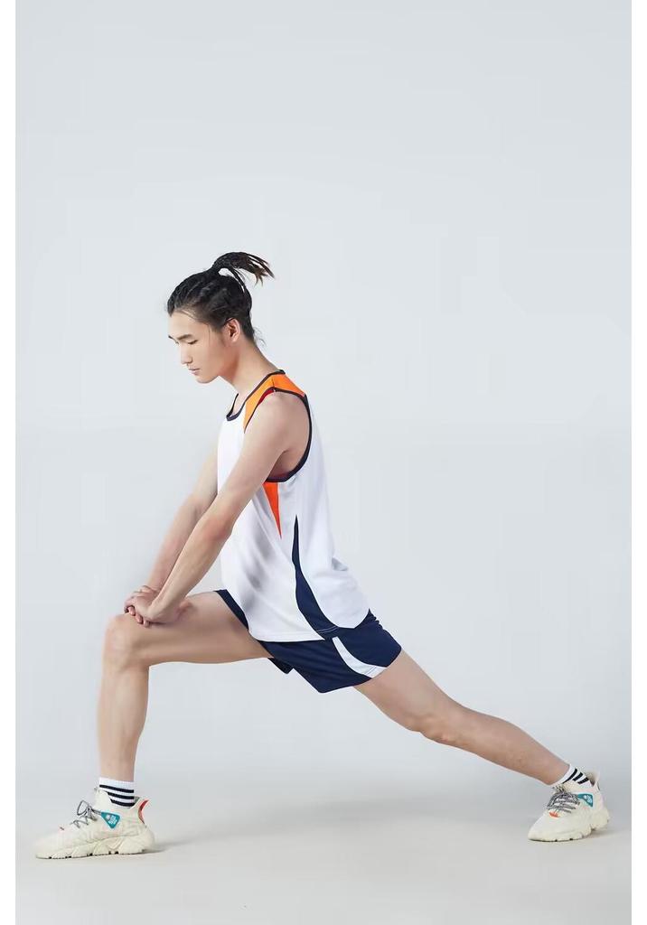 Summer Marathon Competition and Training Vest Set for Men and Women
