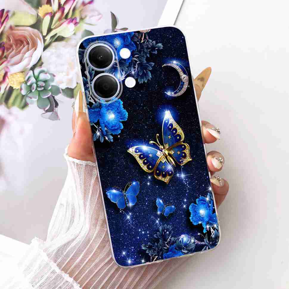 For vivo Y05 4G 6.74" Case Simple Cute Cartoon Cat Rabbit Silicone TPU Back Cover For Vivo y05 VIVO Y 05 4G Phone Cases Bumper