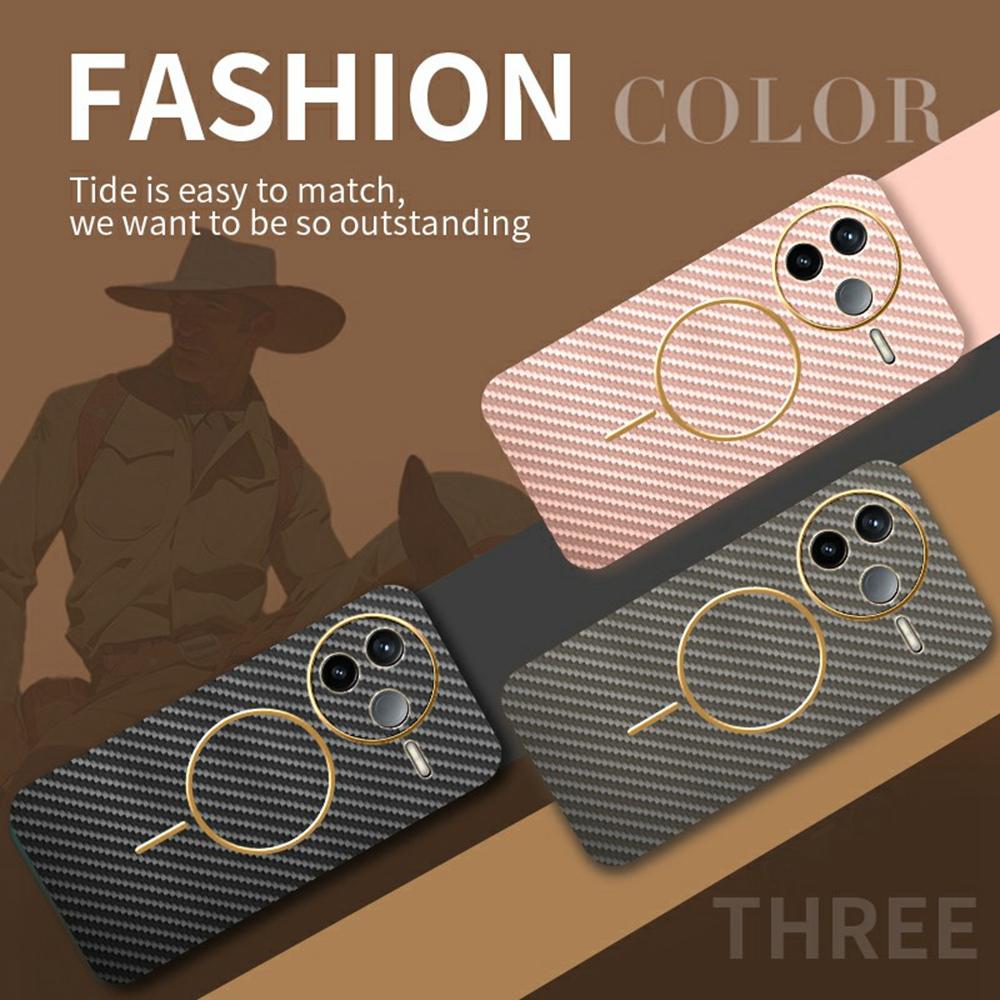 For Xiaomi Redmi K80 5G/Poco F7 Pro 5G Phone Case Carbon Fiber Textured Electroplated TPU Back Cover