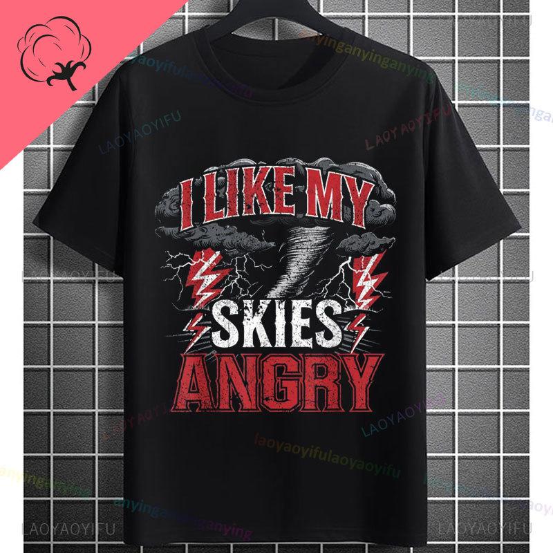 Funny Tornado Graphic Tshirt With Weather Nerd Desgin 100 Cotton Short Sleeve Casual Tshirt For Weather Enthusiasts