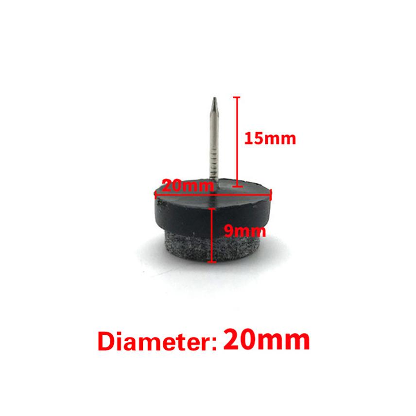 30 Pcs Felt Nails Anti Slip Foot Furniture Table Pads Legs for Furniture Wood Floor Protector Chair Stoppers Felt Glides