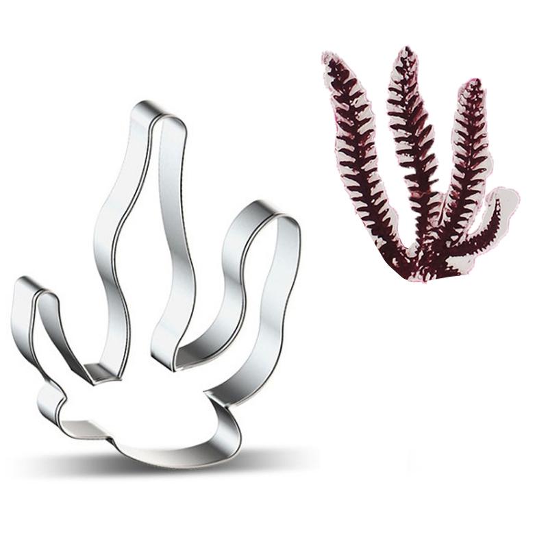 1pcs Cookware Patisserie Ocean Fish Dolphin Crab Cookie Cutter Metal Biscuit Mould Fondant Cake Decor Tools Pastry Dinning Bar