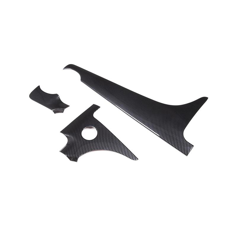 Dashboard Passenger Panel Cover Dash trument Panel Interior Accessories For Mercedes Benz C Class W206 -2024 Carbon Fiber Pattern