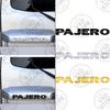 Pro Pajero Auto 3D Kovové Písmena Logo Odznak Samolepky Auto Auto Zadní Kufr Abecední Znak Stylingové Samolepky