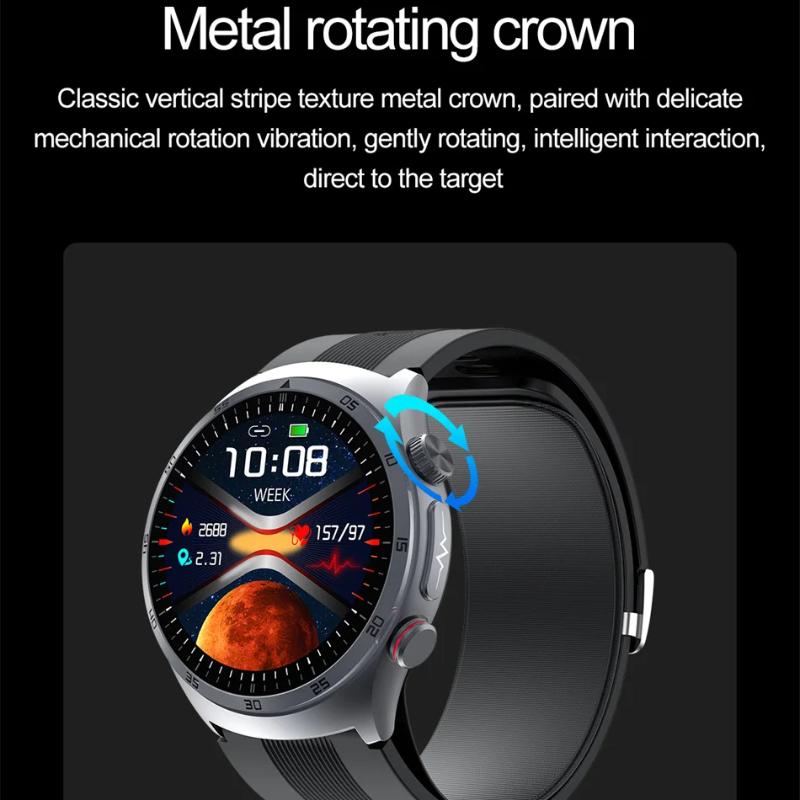 NFC Smartwatches ECG Air Pump Blood Pressure Watch Blood Oxygen Sport FitnessTracking Sapphire Smart Watch for Xiaomi Huawei iOS