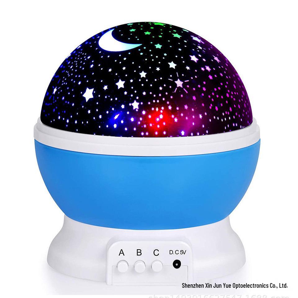 LED Dreamy Rotating Starry Projection Night Light Lamp