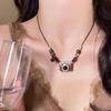 Vintage Brown Camera Pendant Necklace Hip-Hop Fashion Accessories  For Cool Girls