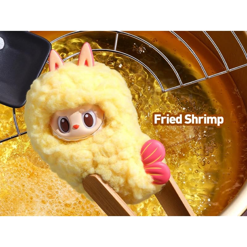 POPMART THE MONSTERS Wacky Mart Pop Mart Wacky Mart Series Fried Rice Milk Mini Figure [Single Item, Authentic, Unopened] [1 Piece] Figure Shrimp,