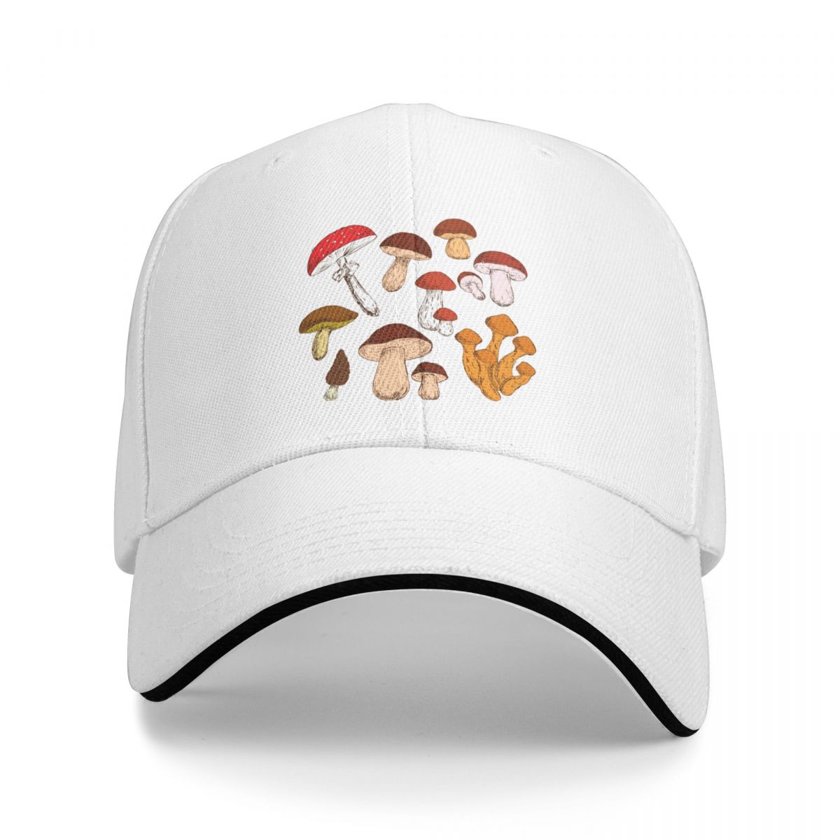 

Набор кепок Cottagecore Mushrooms, бейсболка, новинка в шляпе в стиле аниме, кепка унисекс, женская