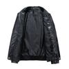 Men's Trendy Streetwear Casual Plus Size Leather Jacket with Lapel for Spring and Autumn