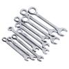 10PCS Mini Maulschlüssel-Set Stahl Zoll Gabelschlüssel Kleines Schraubenschlüssel-Set zum Reparieren Montieren