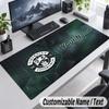 Custom Name Text Mouse Pad Hibernian FC Personalized Desk Pad For Work And Gaming