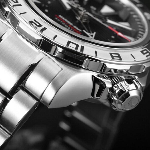 Kentex MARINE GMT Black Men's Metal S820X-01 Wrist Watch